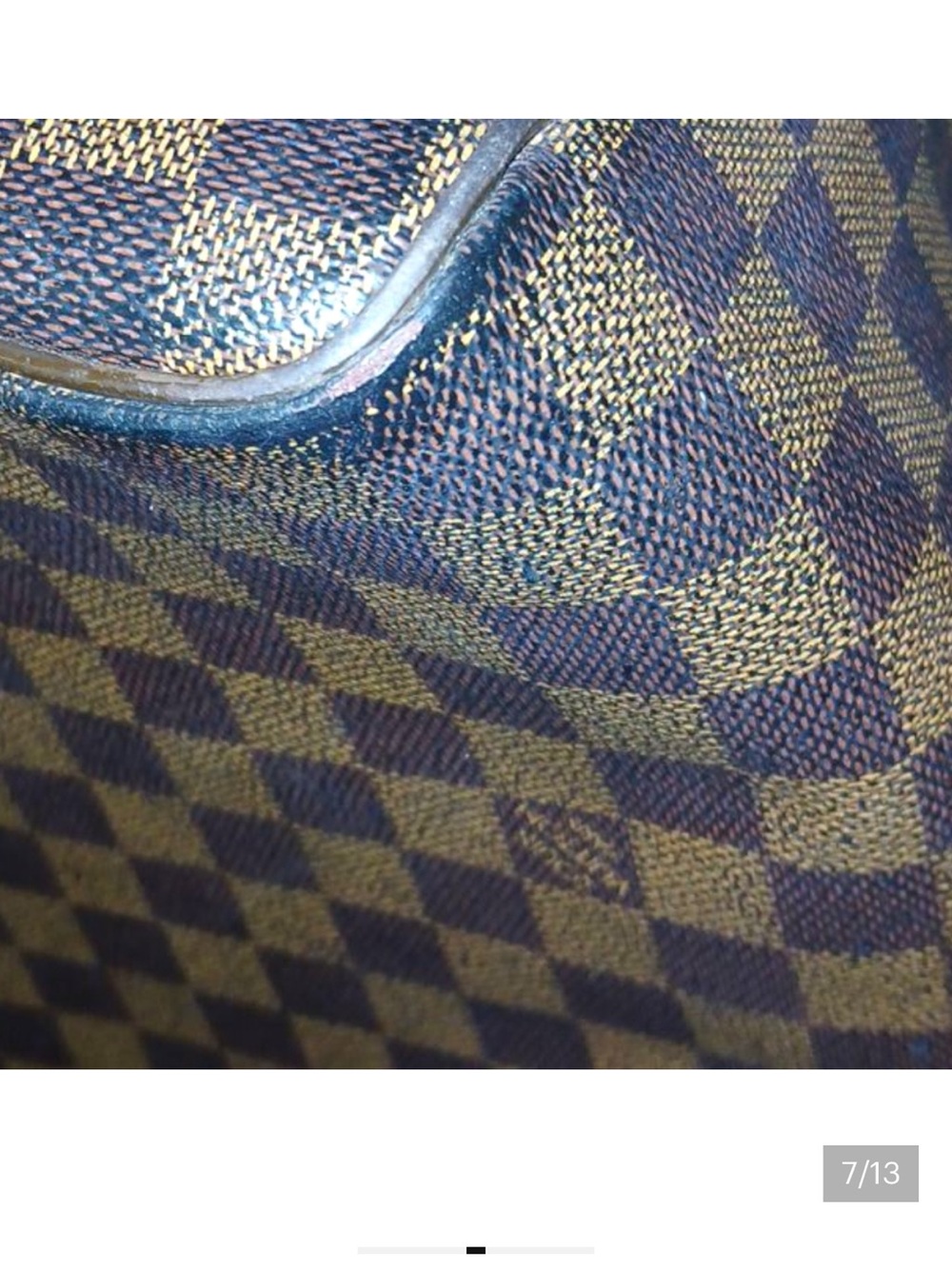 Louis Vuitton Damier Brown Coated Canvas Speedy 35. - Picture 7 of 14